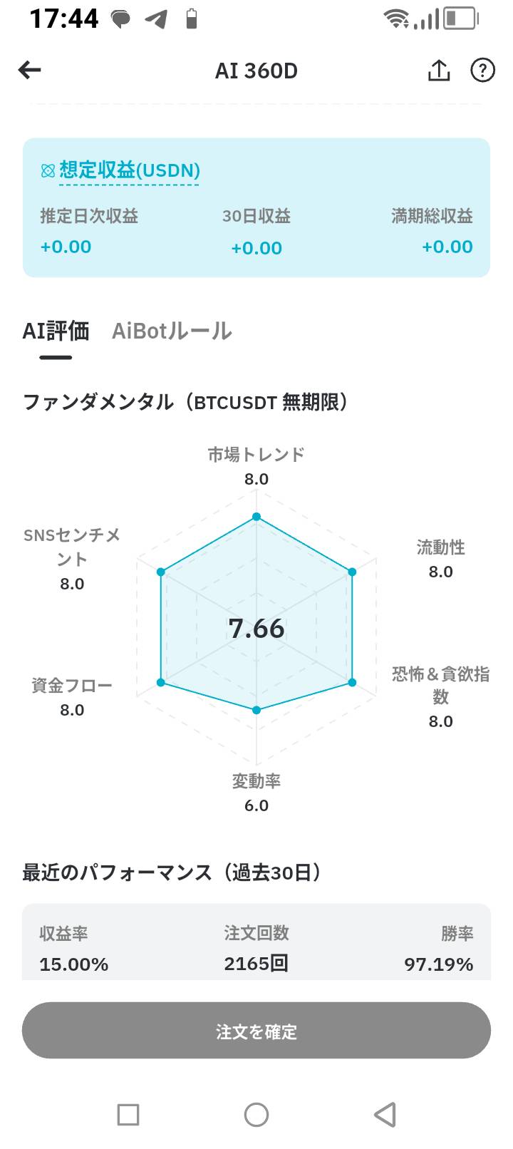 AI Bot 取引履歴 2 (BTC/ETH)